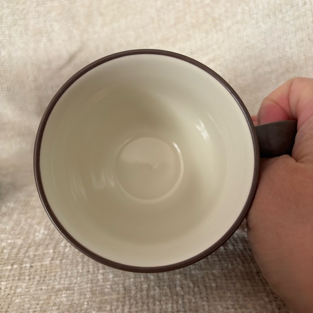 Noritake Colorwave Chocolate Mug Set of Two Brown - Picture 3 of 3